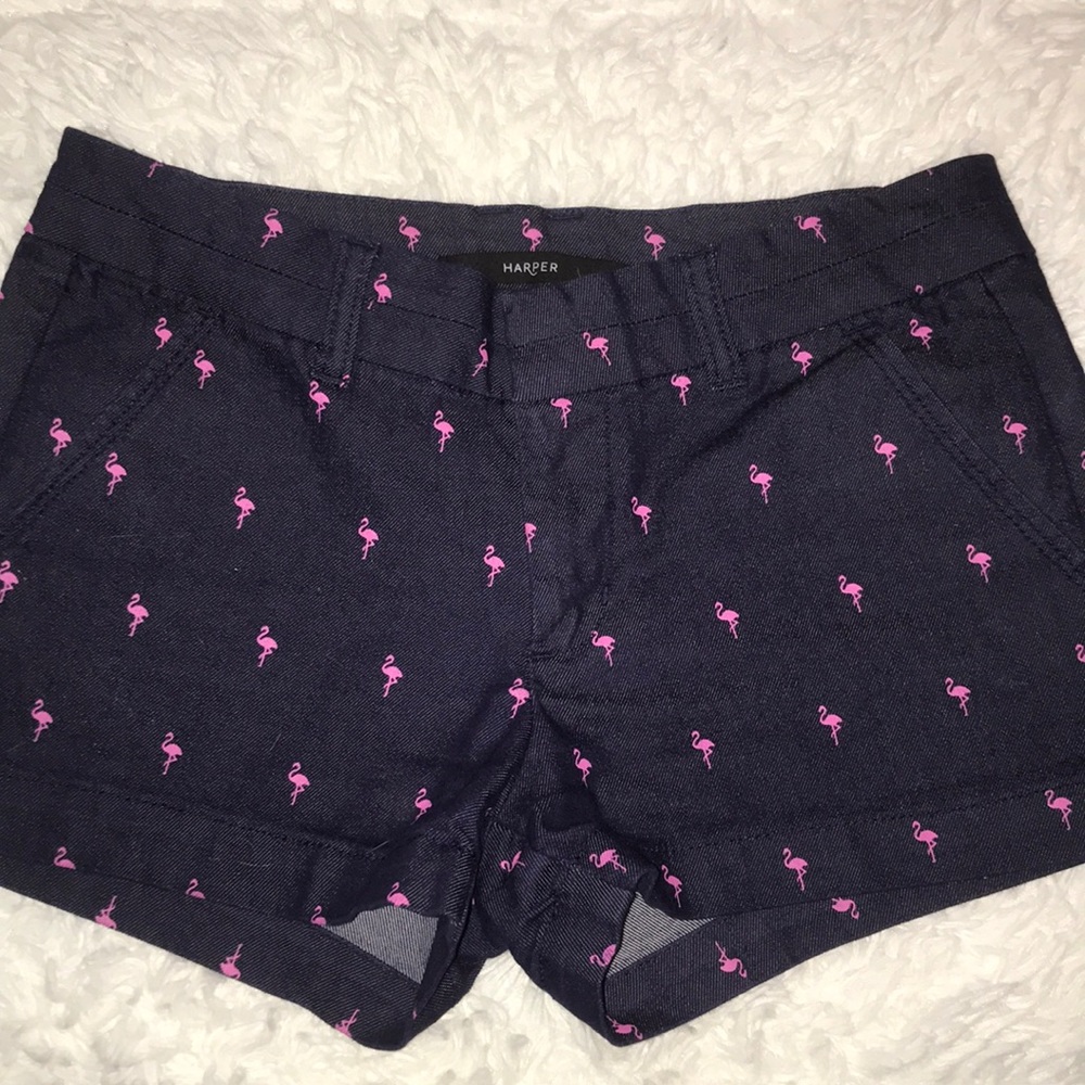 Harper Flamingo Short Shorts